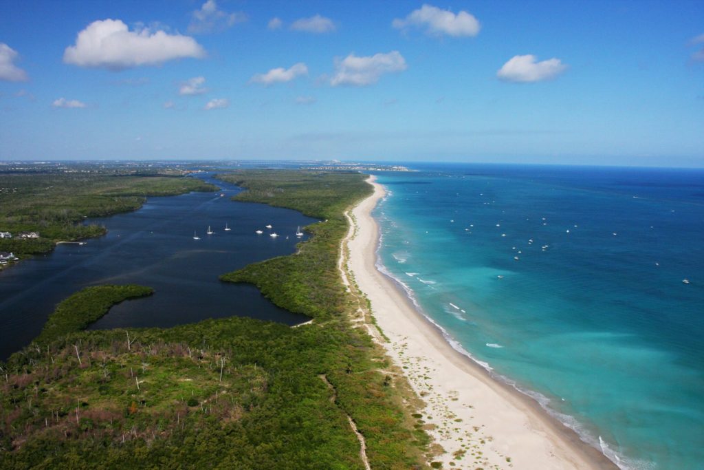 aerial of martin county florida